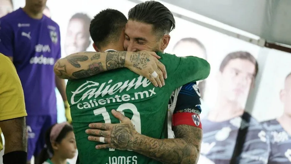 Del Bernabéu a la Liga MX: así fue el reencuentro entre Sergio Ramos y James Rodríguez