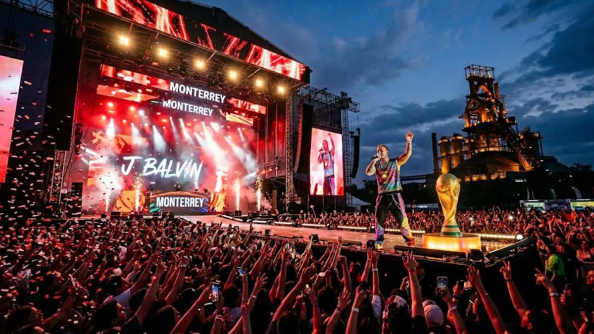 J Balvin y Kaká reúnen a miles de aficionados en Monterrey durante el cierre mundial del Trophy Tour