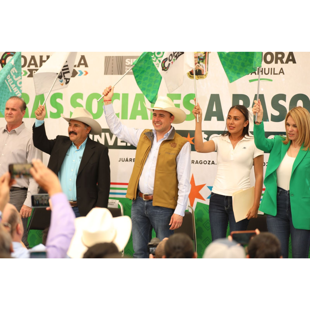 MEJORA COAHUILA IMPULSA GRANDES OBRAS SOCIALES EN TODO EL ESTADO