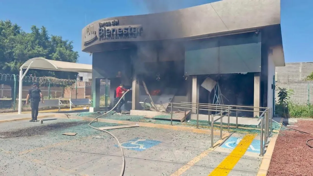 Suman 23 ataques a sucursales del Banco del Bienestar en Michoacán