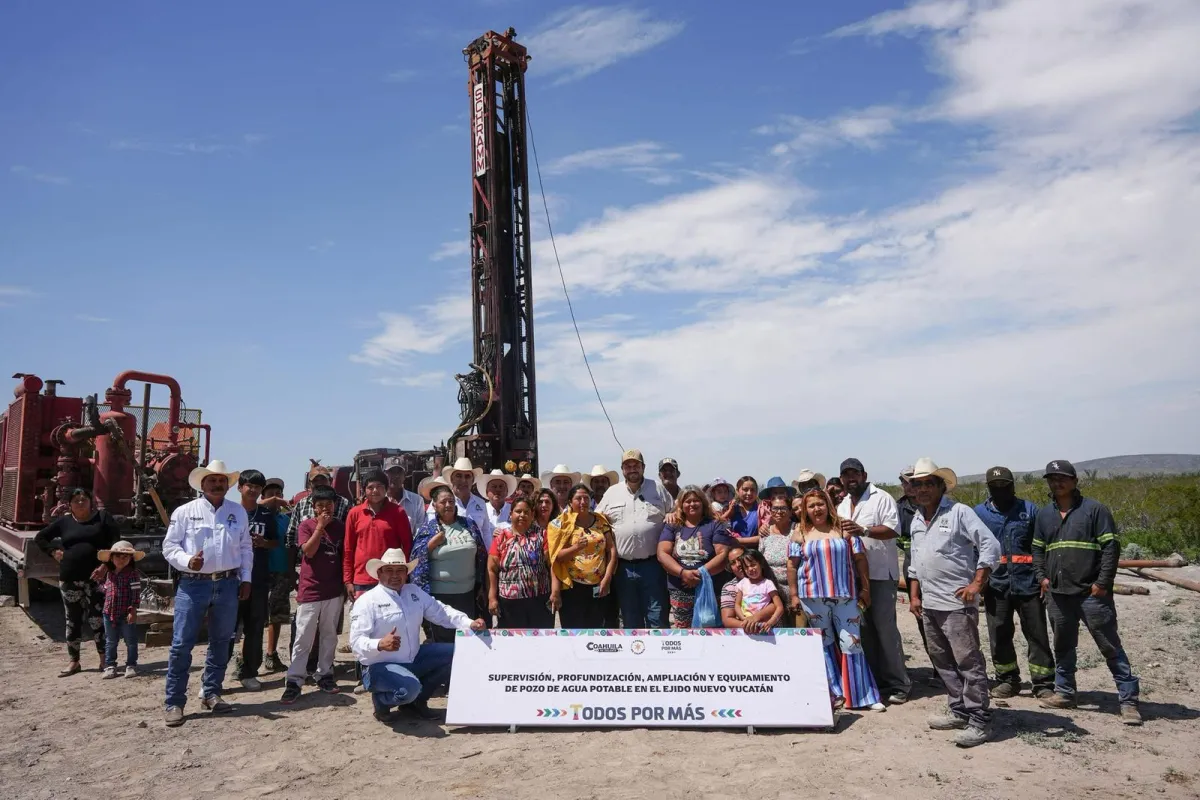 Supervisa Tomás Gutiérrez obra hidráulica en Nuevo Yucatán para dotar de agua potable a la comunidad