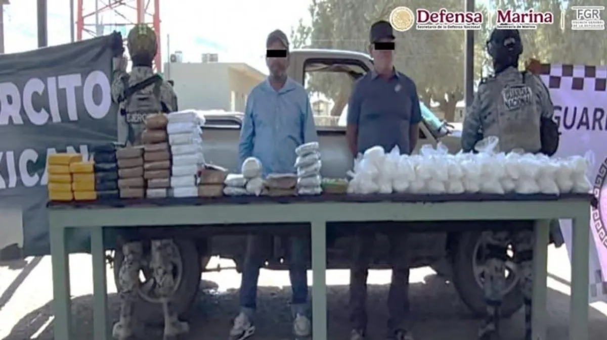 Decomisan 341 kilos de drogas durante operativos en Sonora y Baja California