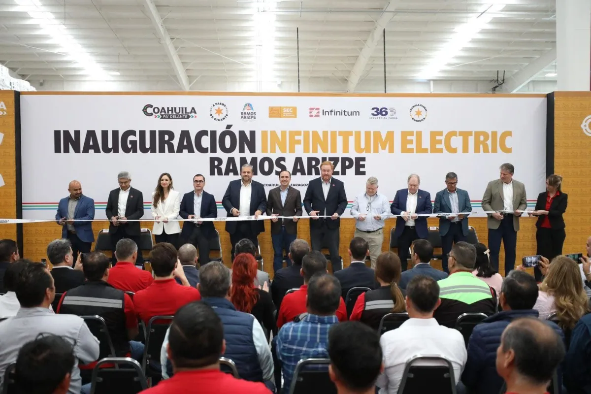 Infinitum Electric inaugura planta en Ramos Arizpe y refuerza inversión en Coahuila