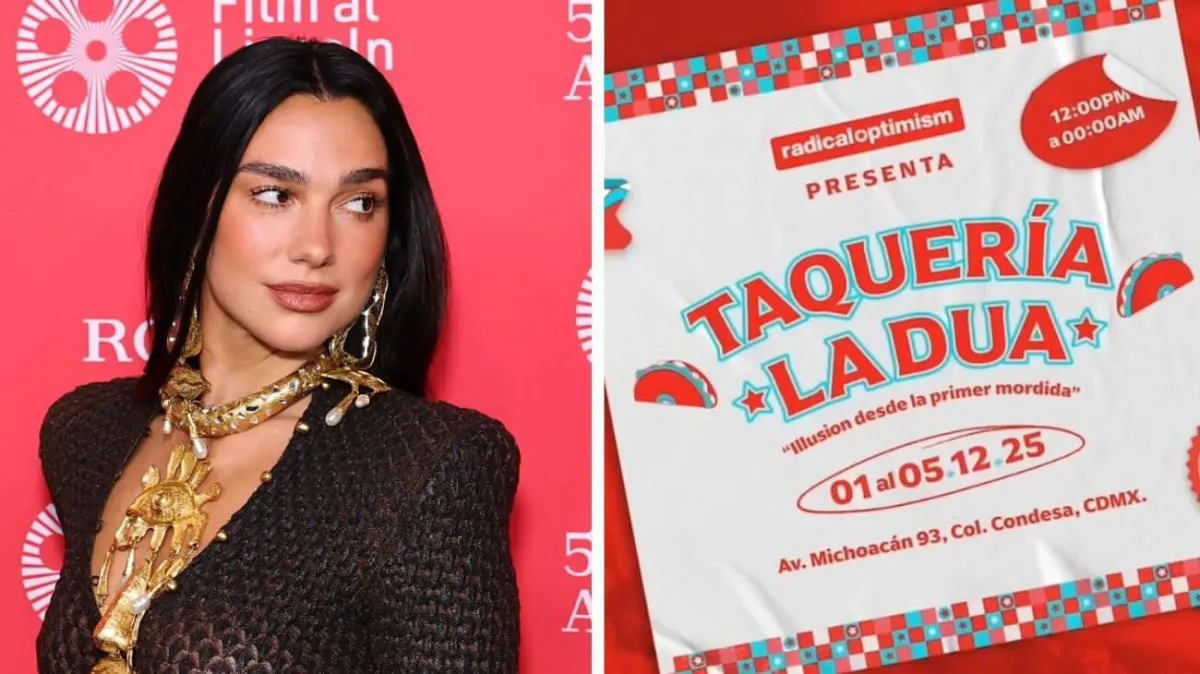Dua Lipa abrirá una taquería temporal en CDMX durante su gira
