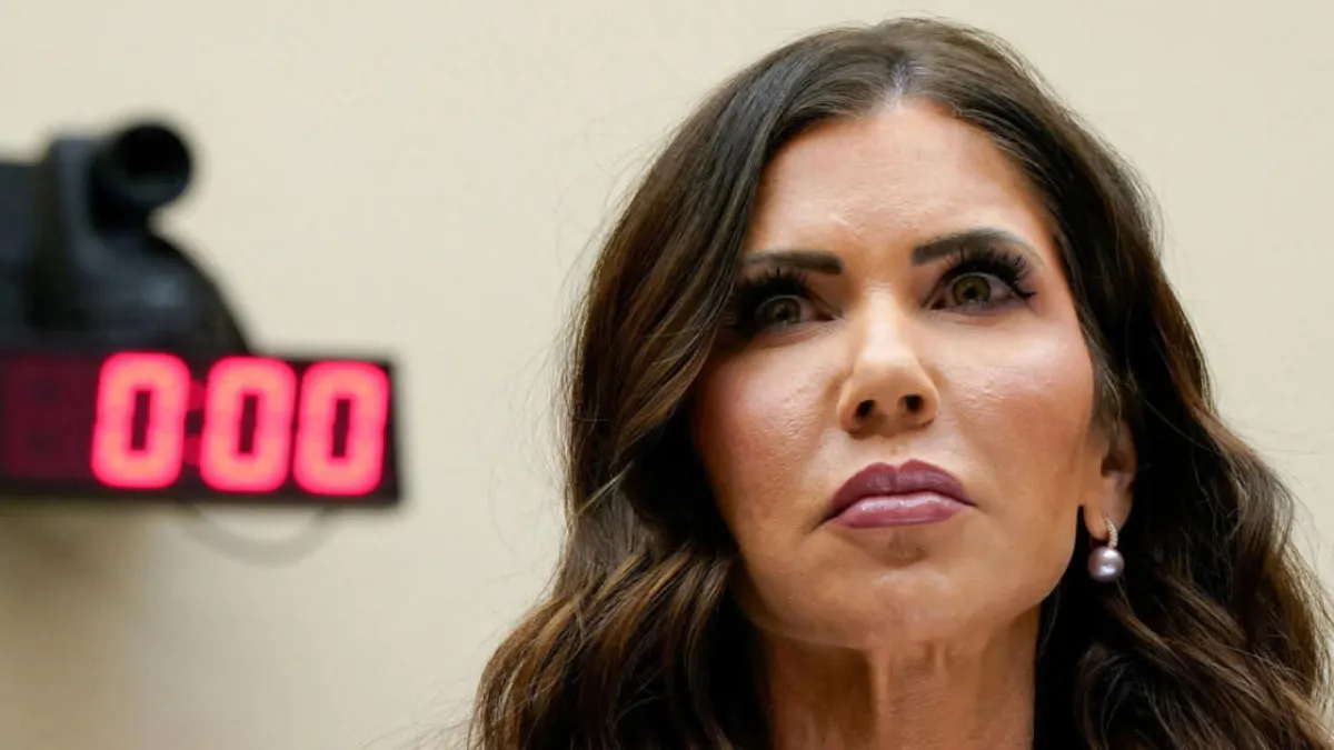 Trump destituye a Kristi Noem como secretaria de Seguridad Nacional de Estados Unidos