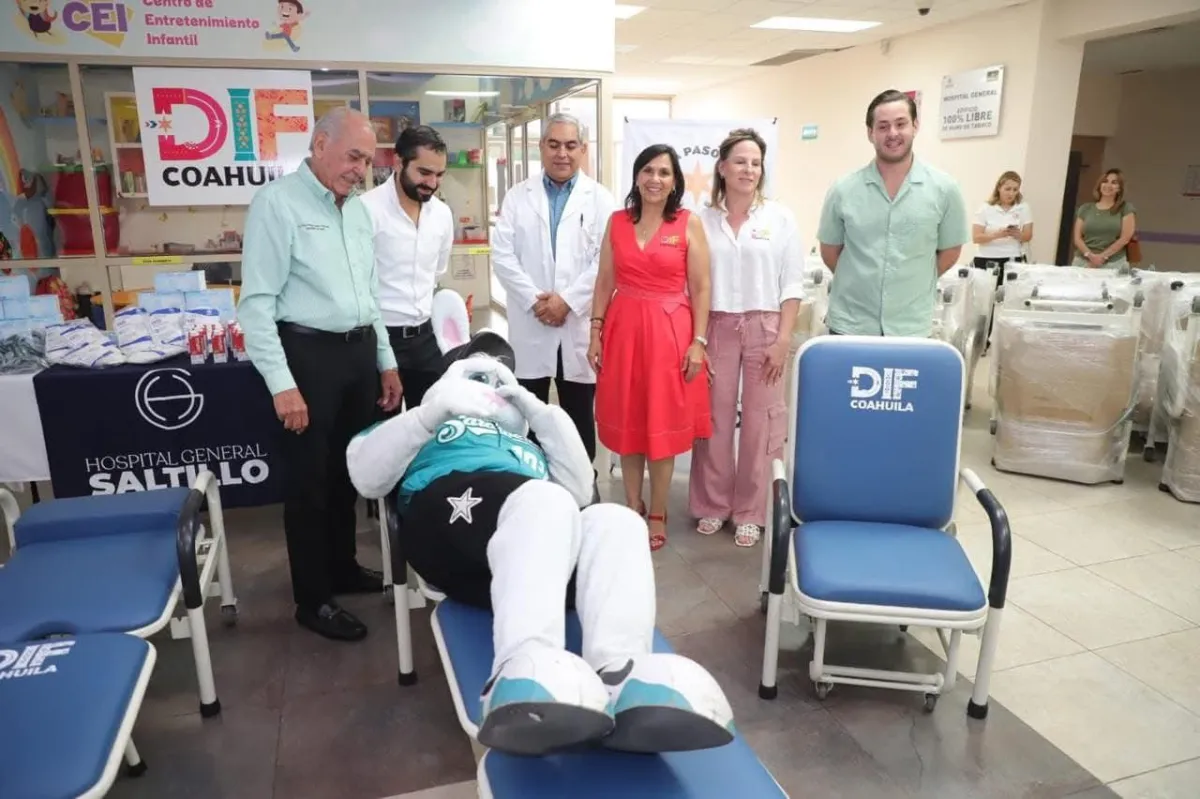 *DIF Coahuila fortalece atención en hospitales con entrega de sillas cama y apoyos