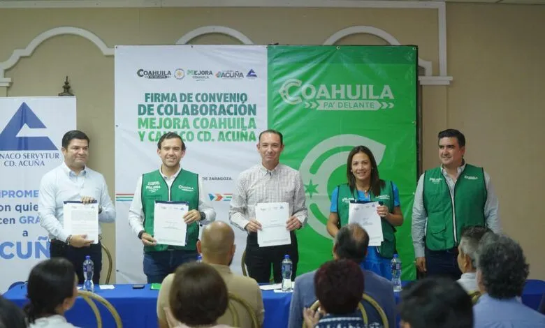 Firman convenio para impulsar el comercio local en Acuña