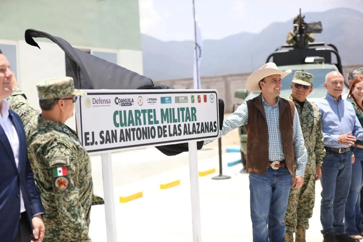 Inauguran nuevo cuartel militar en Arteaga para fortalecer la vigilancia en la Sierra de Coahuila