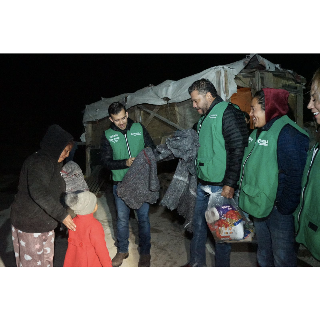 ACTIVAN “BRIGADAS: OPERATIVO INVIERNO” EN COAHUILA PARA PROTEGER A LOS MÁS VULNERABLES