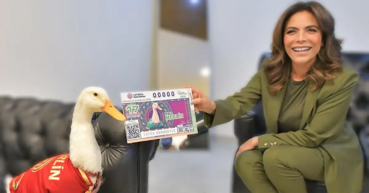 La Lotería Nacional lanza billete conmemorativo del pato ‘Merlín’ tras su éxito en el Mundial 2026