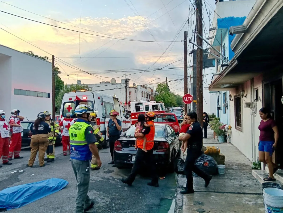 Mueren dos menores por incendio en San Pedro