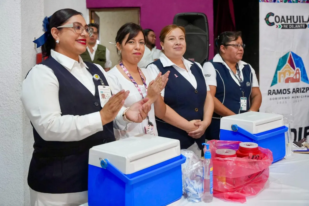 Inicia en Ramos Arizpe la campaña de vacunación contra la influenza