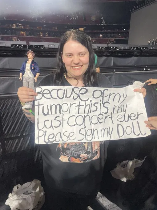 Harry Styles conmueve a fans al cumplir el último deseo de una joven con tumor durante uno de sus conciertos