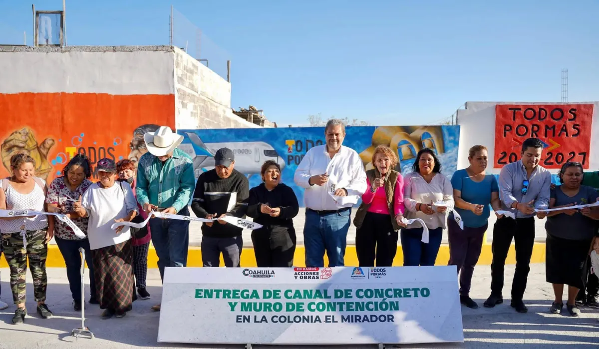 Blindan colonia Mirador contra lluvias en Ramos Arizpe