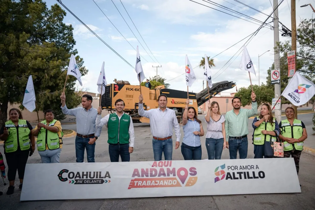 Inicia Javier Díaz recarpeteo del bulevar José María Rodríguez en Saltillo