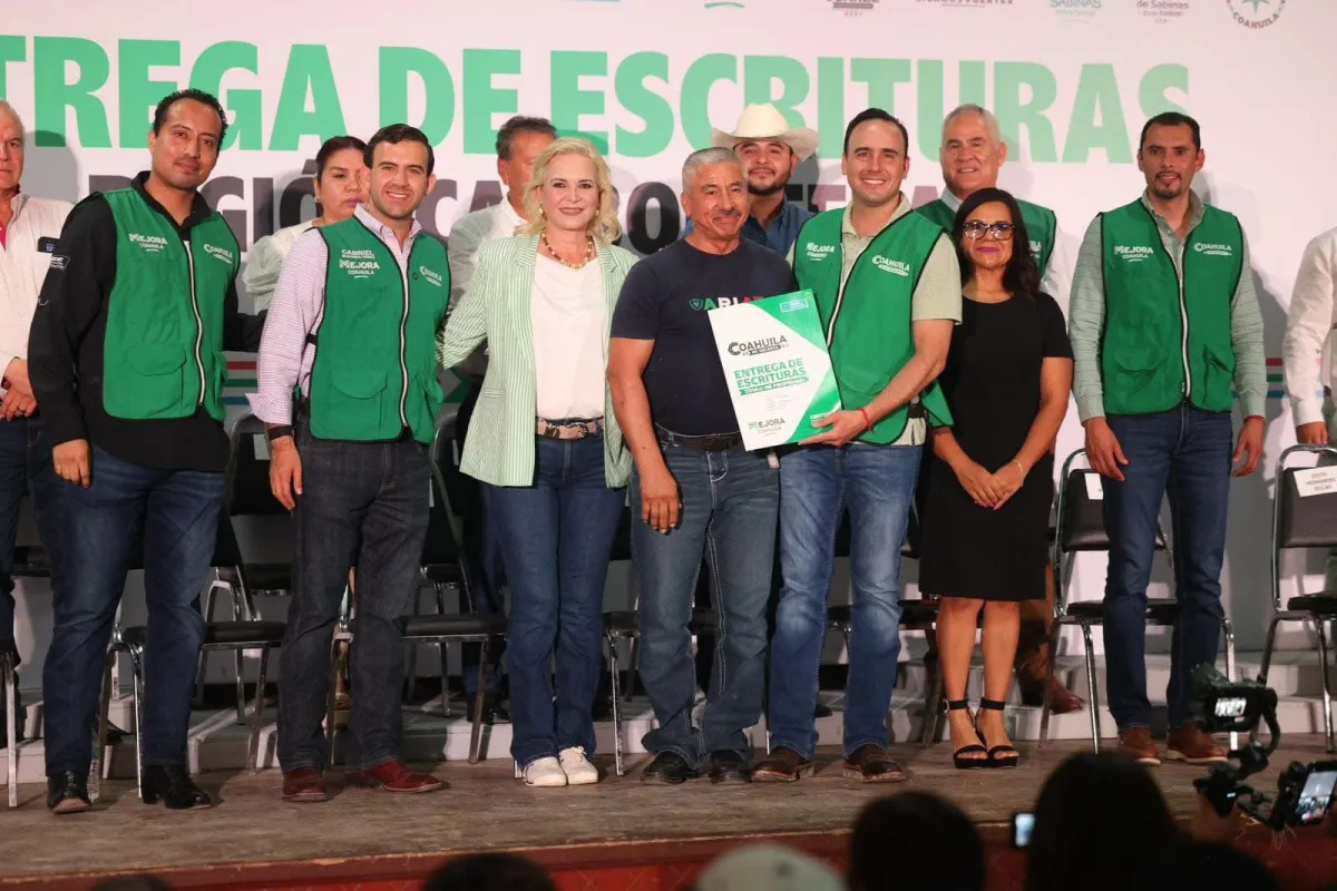 Arranca gran programa de escrituración en Coahuila