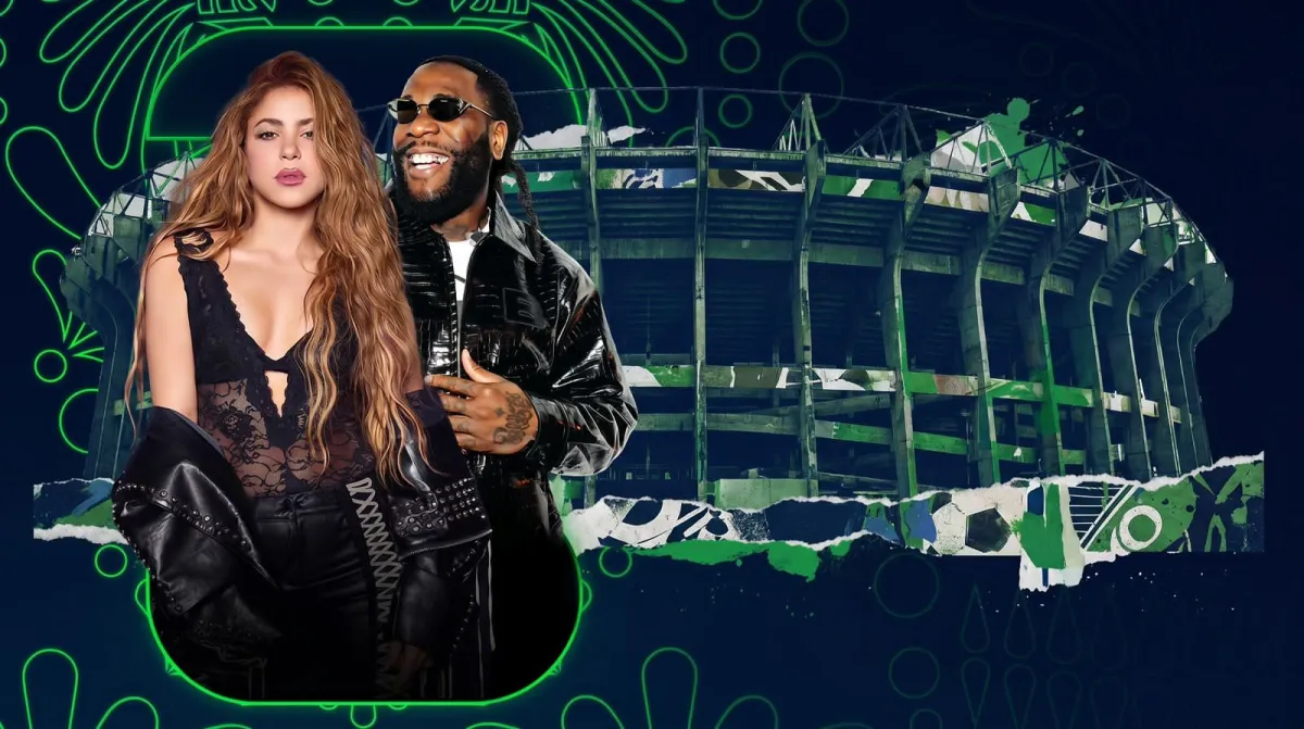 Shakira, Burna Boy y 9 artistas más encabezarán la inauguración del Mundial 2026 en México