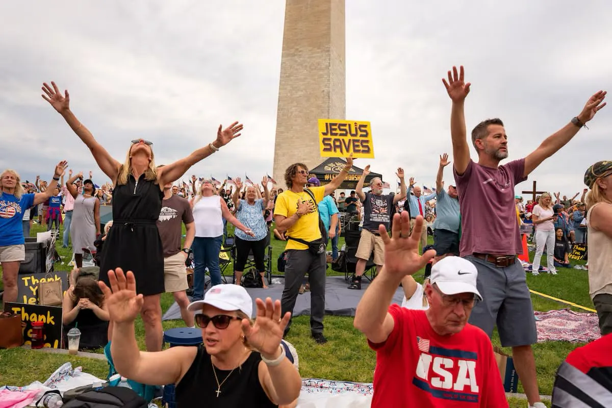 Trump respalda festival religioso en Washington y reaviva debate sobre Iglesia y Estado