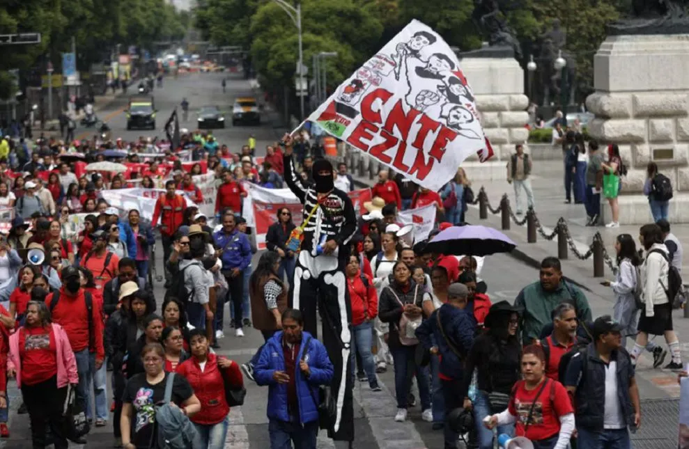 CNTE presiona al Gobierno y lanza advertencia rumbo al Mundial 2026 si no hay acuerdo con el Gobierno
