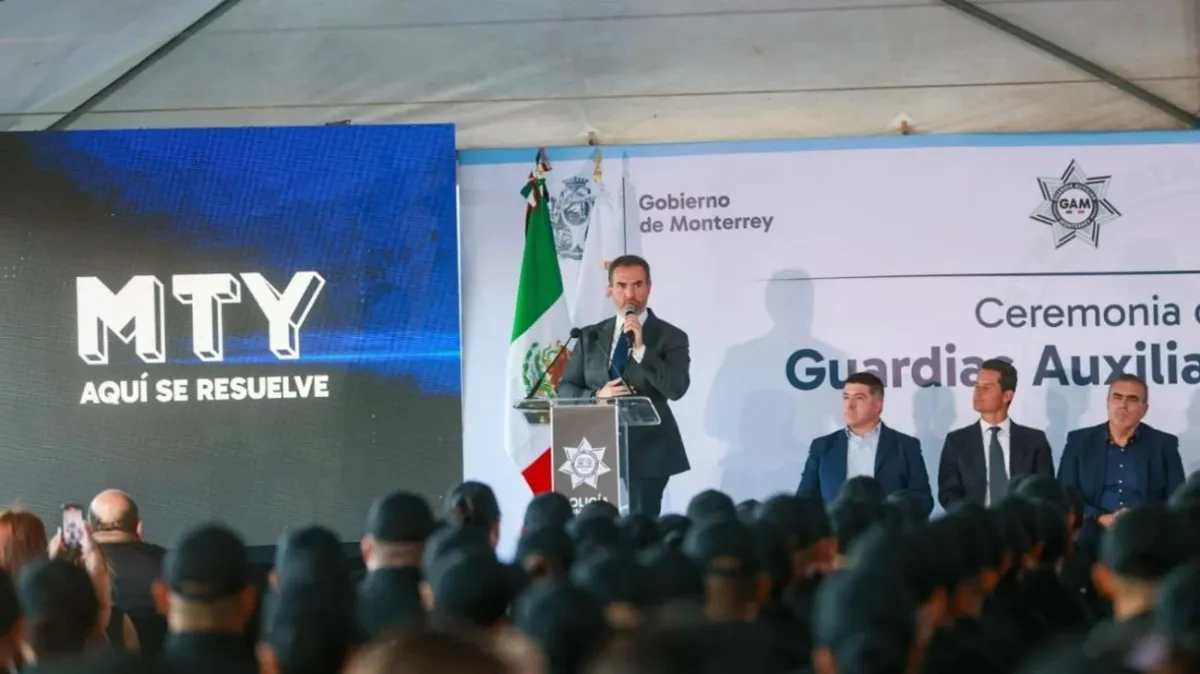 Se refuerza la seguridad en Monterrey con más de 100 nuevos guardias auxiliares