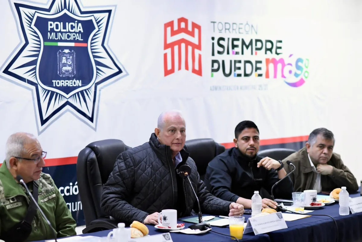 Refuerzan coordinación en materia de seguridad en Torreón