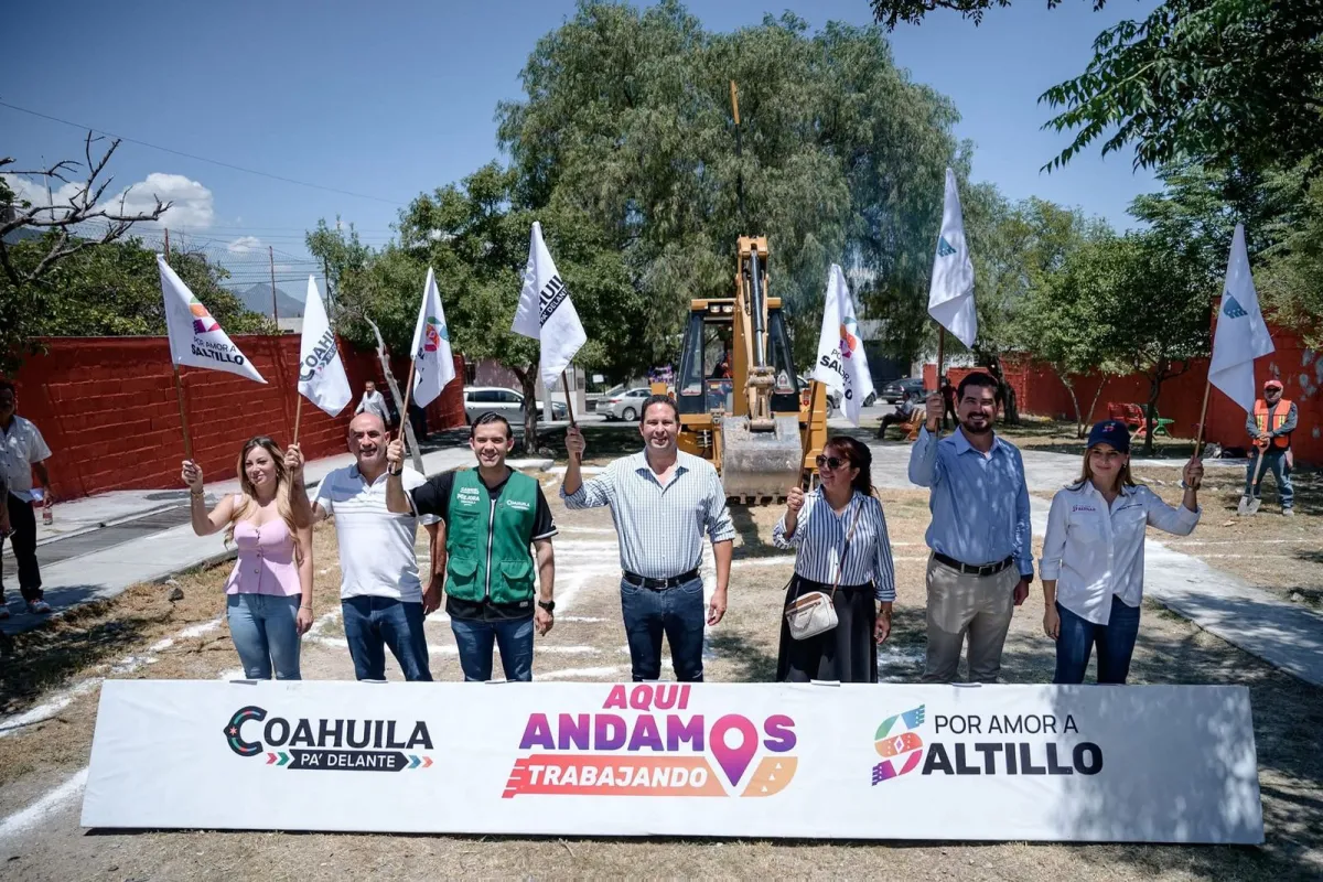 Arranca Javier Díaz construcción de nuevo Centro Comunitario Urdiñola en Saltillo