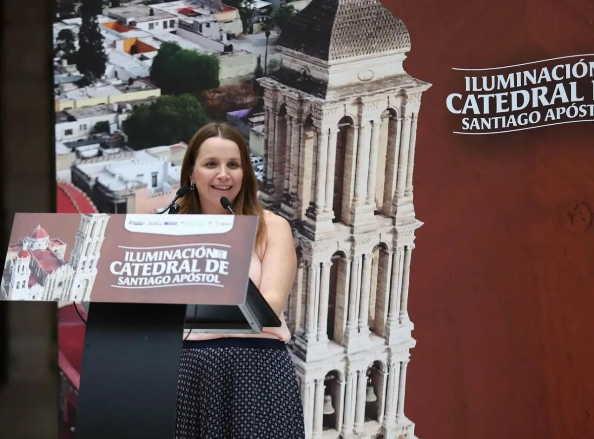 La Catedral de Santiago en Saltillo prepara su iluminación artística y sostenible como parte del programa México Brilla