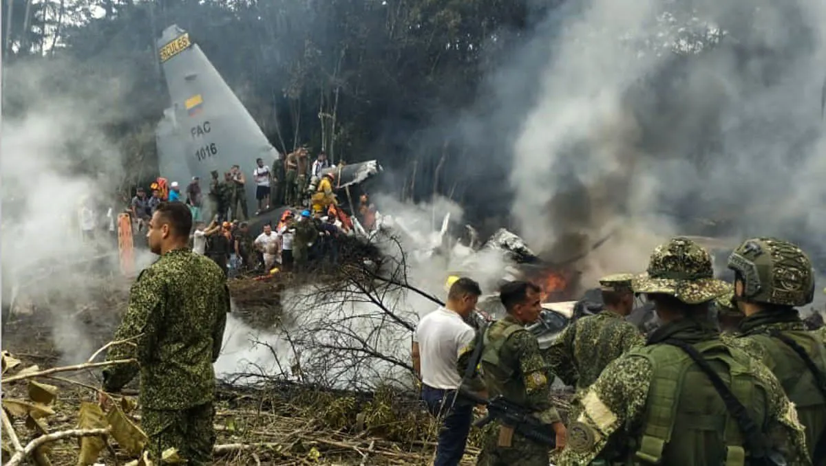 Accidente de avión Hércules en Colombia deja 66 muertos y reaviva alertas en la región