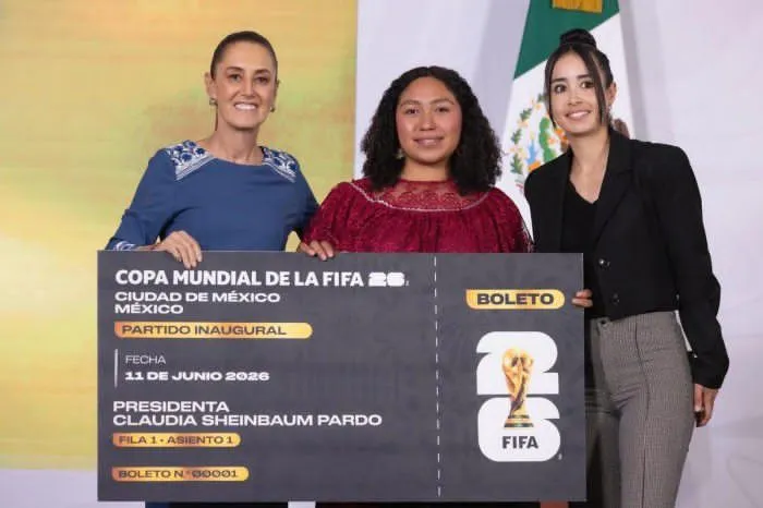 Joven veracruzana de 21 años representará a Sheinbaum en la inauguración del Mundial 2026