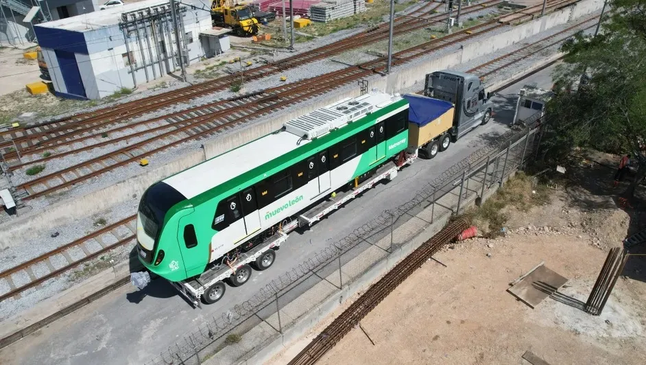 Arriban a Nuevo León los primeros trenes del Metro provenientes de Shanghái