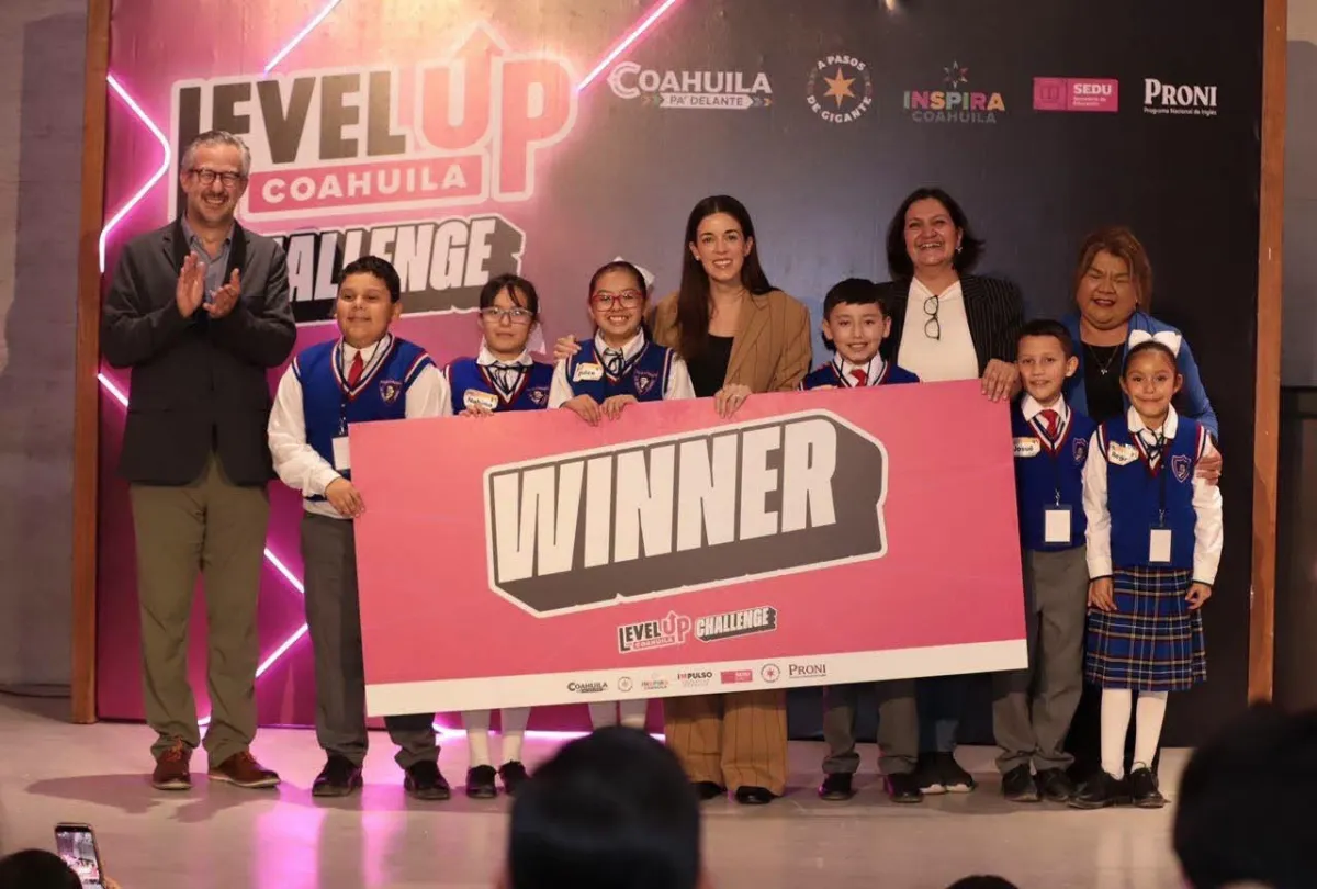 Reúne Coahuila a 60 estudiantes en el primer Level Up English Challenge 2026