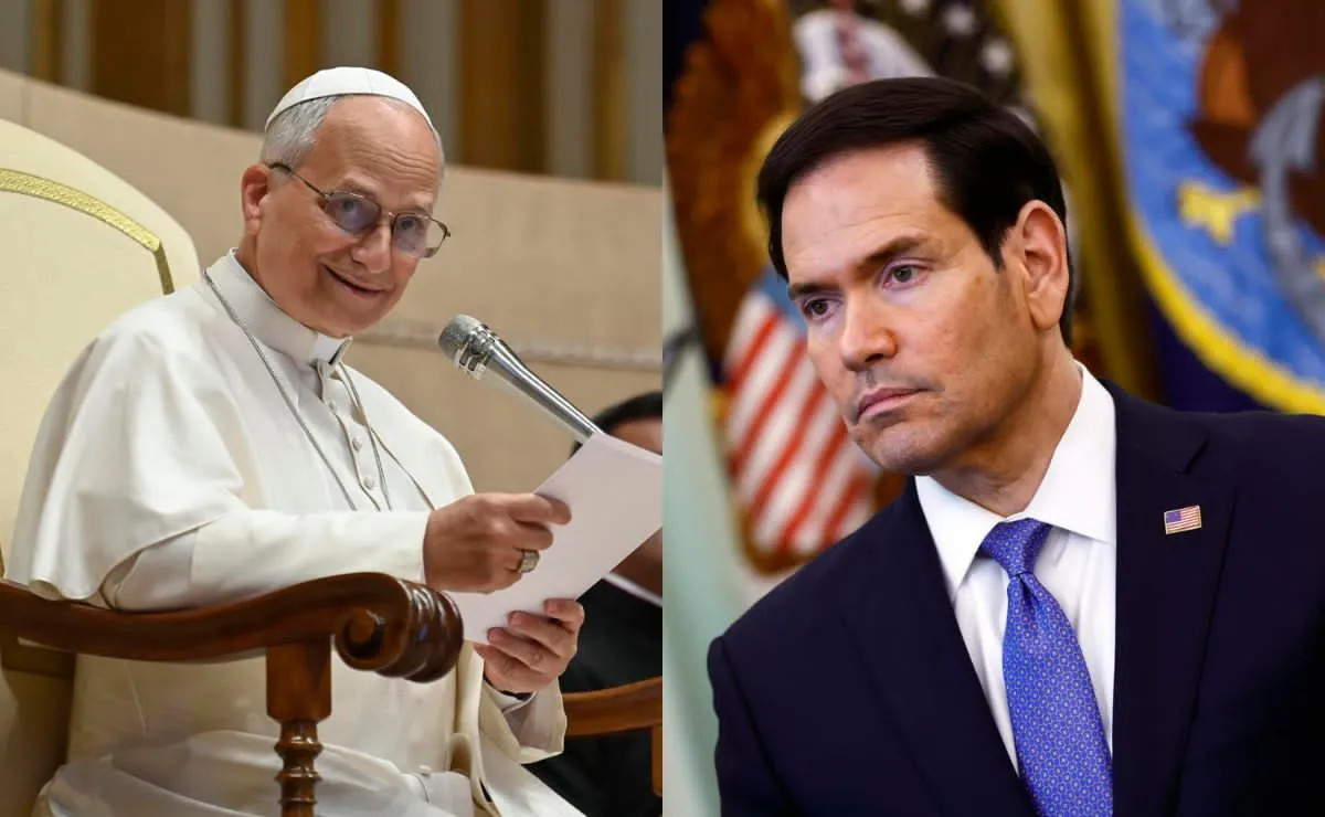 A un mes de choque con Trump, papa León XIV se reunirá con Marco Rubio en el Vaticano