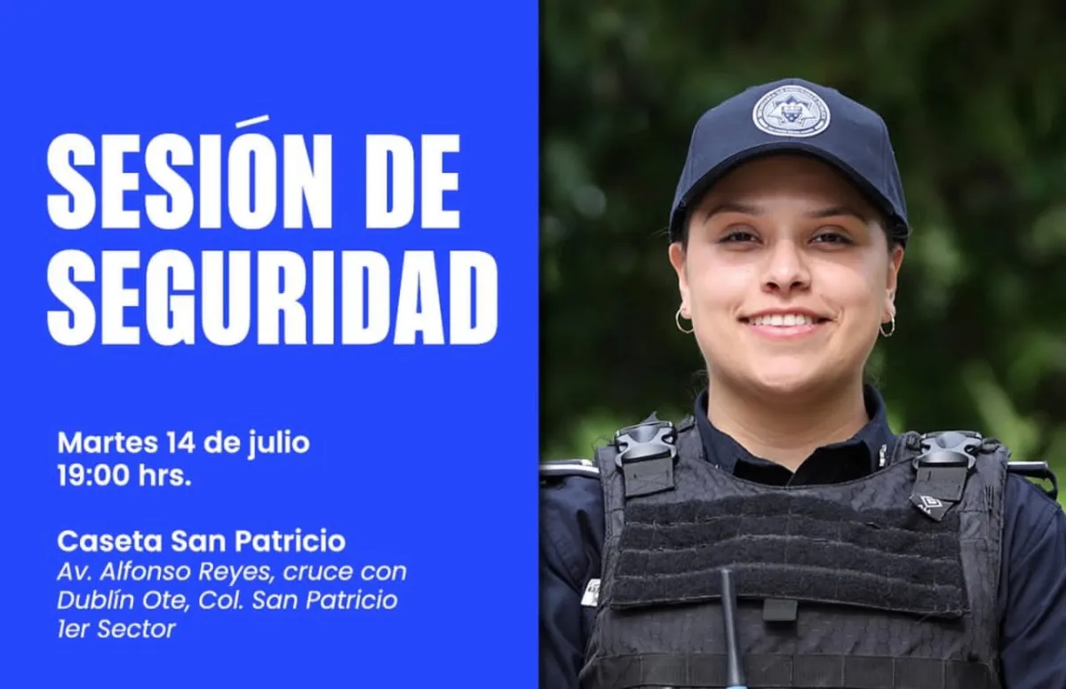 Invitan a vecinos de San Pedro a participar en sesión sobre seguridad y prevención