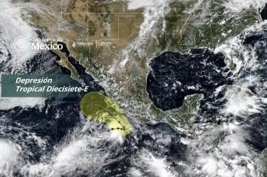 Depresión tropical avanza frente a México y podría convertirse en huracán