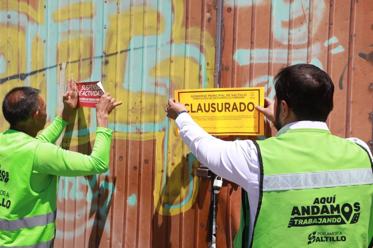 Clausuran 12 recicladoras y tiraderos irregulares en Saltillo en operativo conjunto