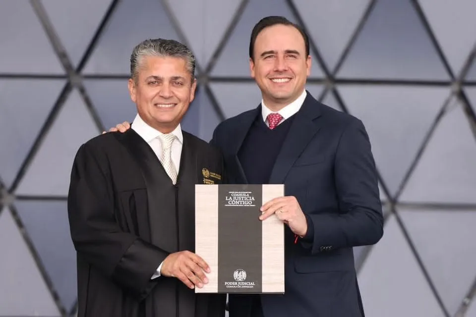 Resalta Manolo Jiménez solidez institucional de Coahuila durante informe del Poder Judicial