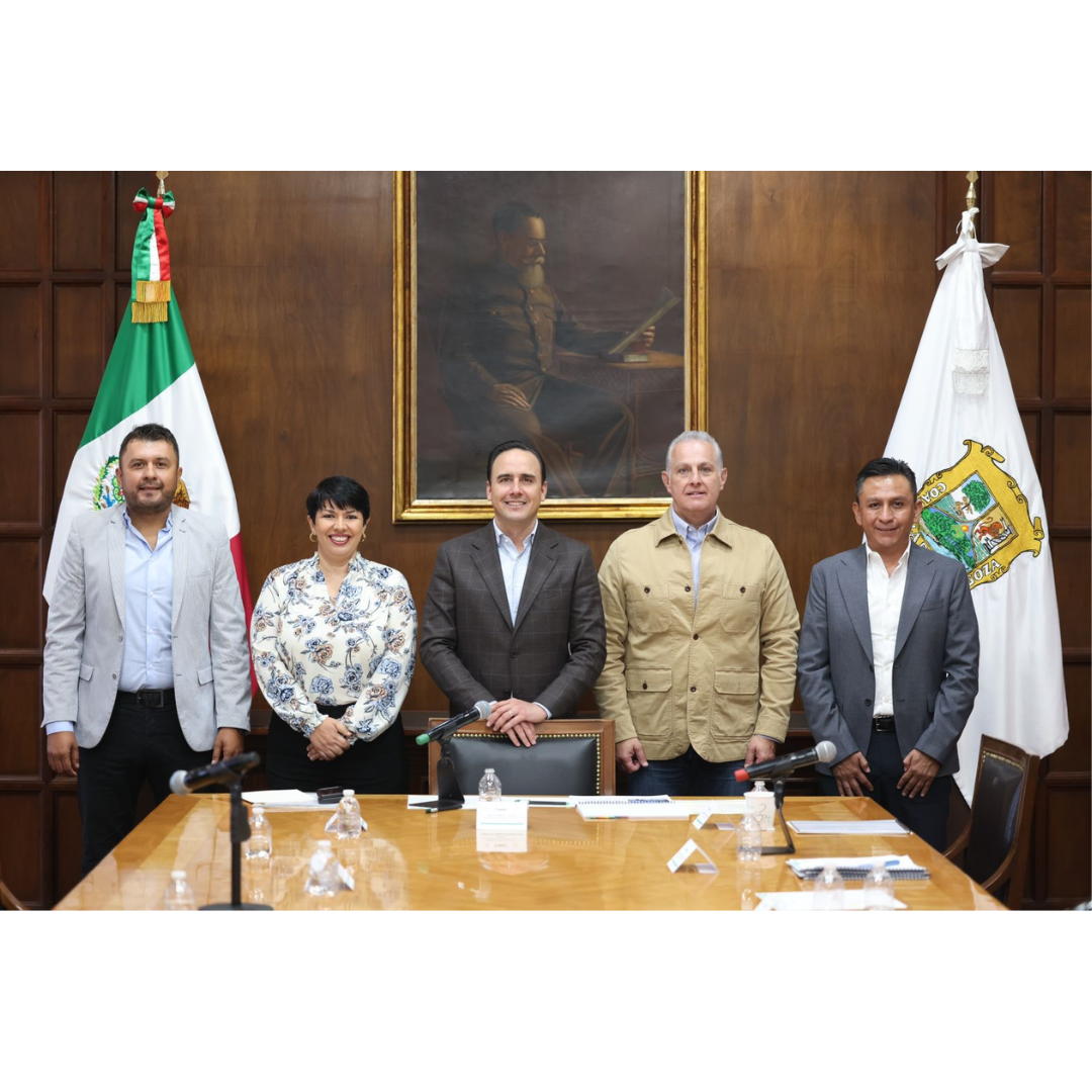 Manolo Jiménez realizará gira estatal para cerrar proyectos y anuncia inversión de 580 MDP en Ramos Arizpe.