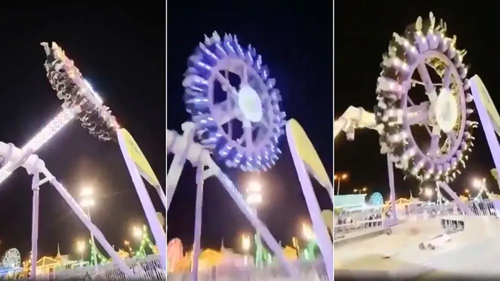 Colapsa atracción en parque de Arabia Saudita y deja 23 heridos