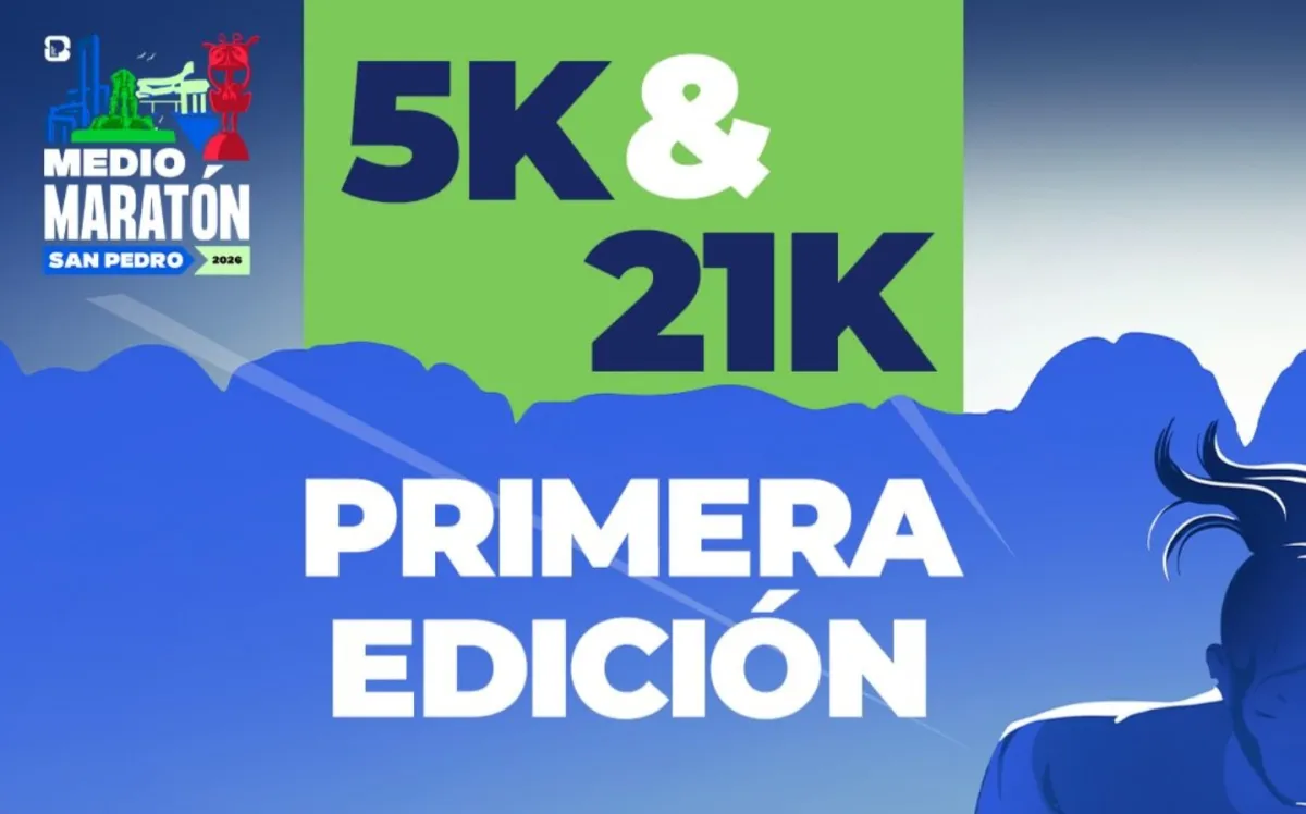 Anuncian el Medio Maratón San Pedro 2026 para el próximo 15 de marzo