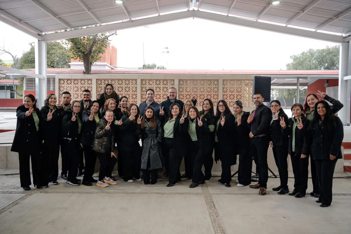 Nueva techumbre transforma primaria del sur de Saltillo