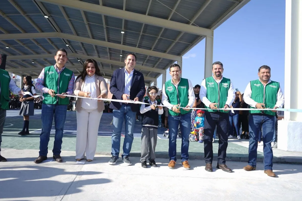 ENTREGA MEJORA COAHUILA TECHO ESTRUCTURAL Y AULAS  EN ESCUELA PRIMARIA JAVIER LÓPEZ DEL BOSQUE