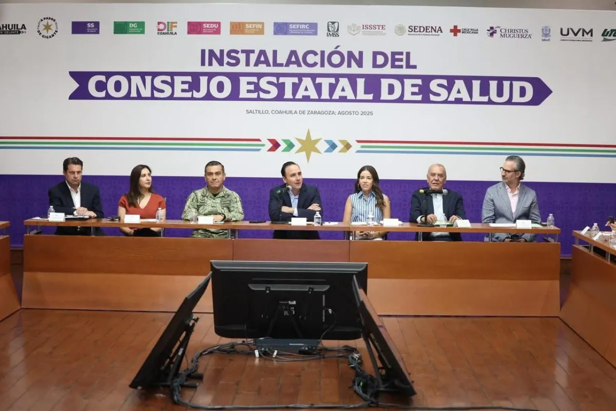 Coahuila fortalece su sistema de salud con instalación del Consejo Estatal