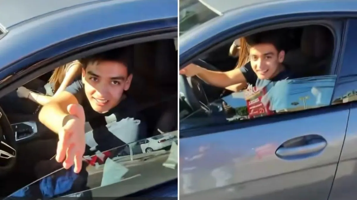 Gilberto Mora se vuelve viral tras saludar a un aficionado en pleno tráfico