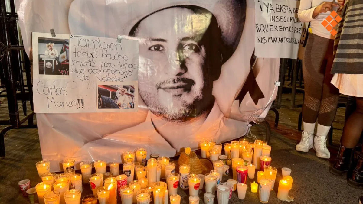 Morelia realiza marcha pacífica para exigir justicia por el asesinato de Carlos Manzo