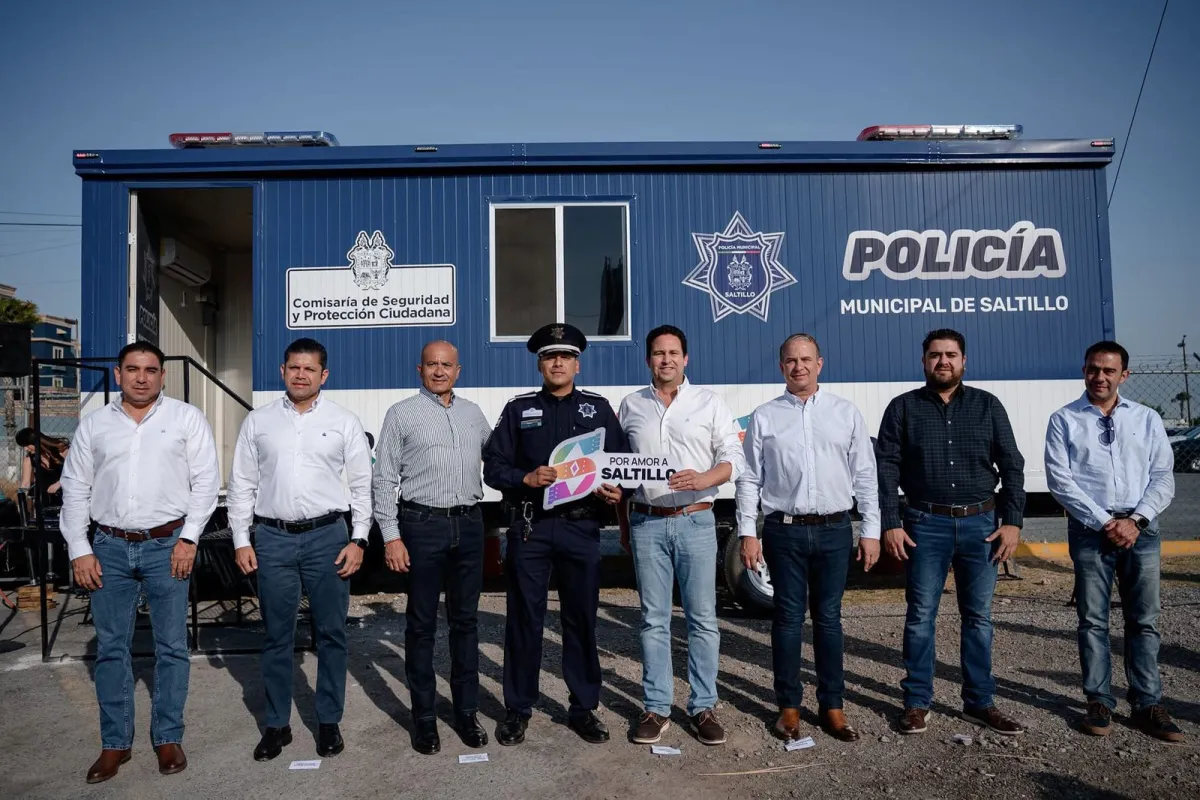 Instalan en Saltillo oficina móvil de seguridad en salida a Monterrey