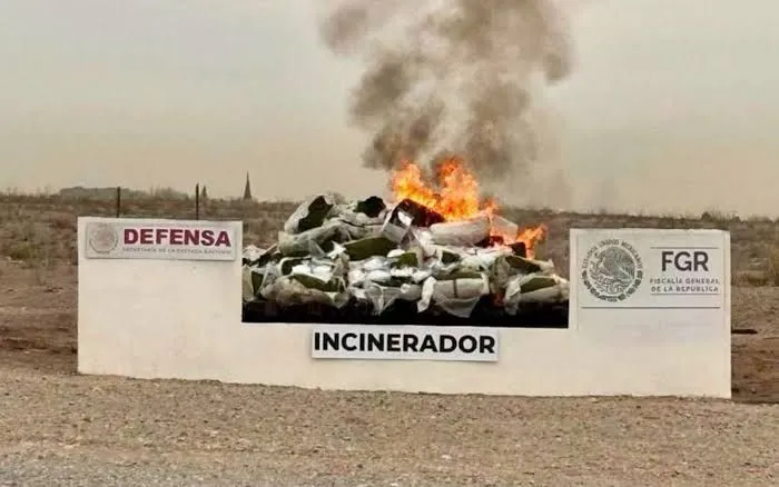 Destruyen casi 2 toneladas de droga en Ciudad Juárez