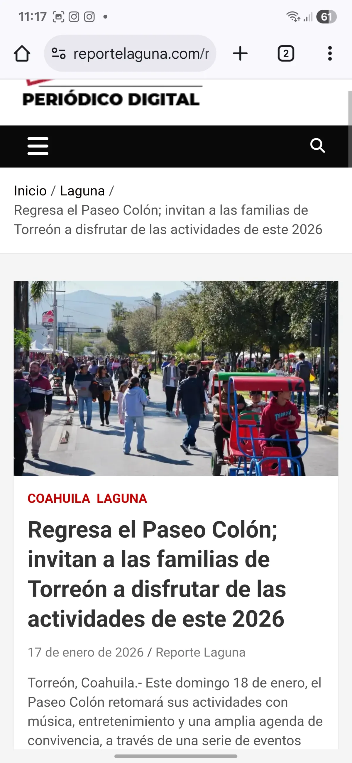 Paseo Colón vuelve a la vida este 2026 con actividades para toda la familia