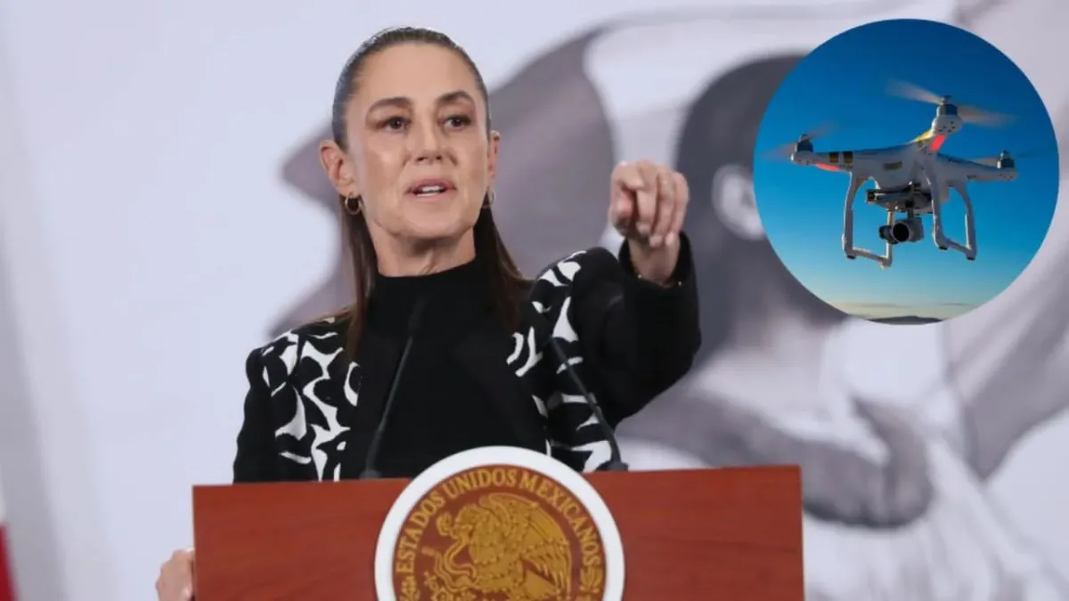 Sheinbaum pide evitar especulaciones sobre presunto uso de drones en frontera con EU