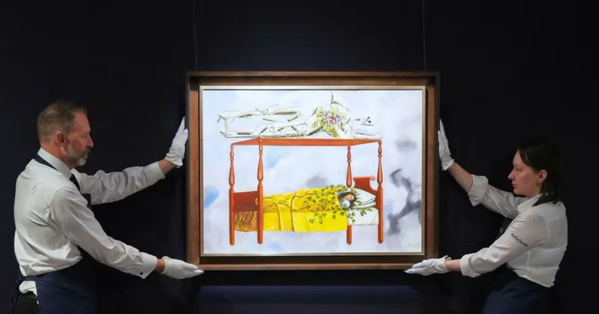 Frida Kahlo rompe récord mundial: su cuadro “El Sueño” se vende por 54.7 millones de dólares