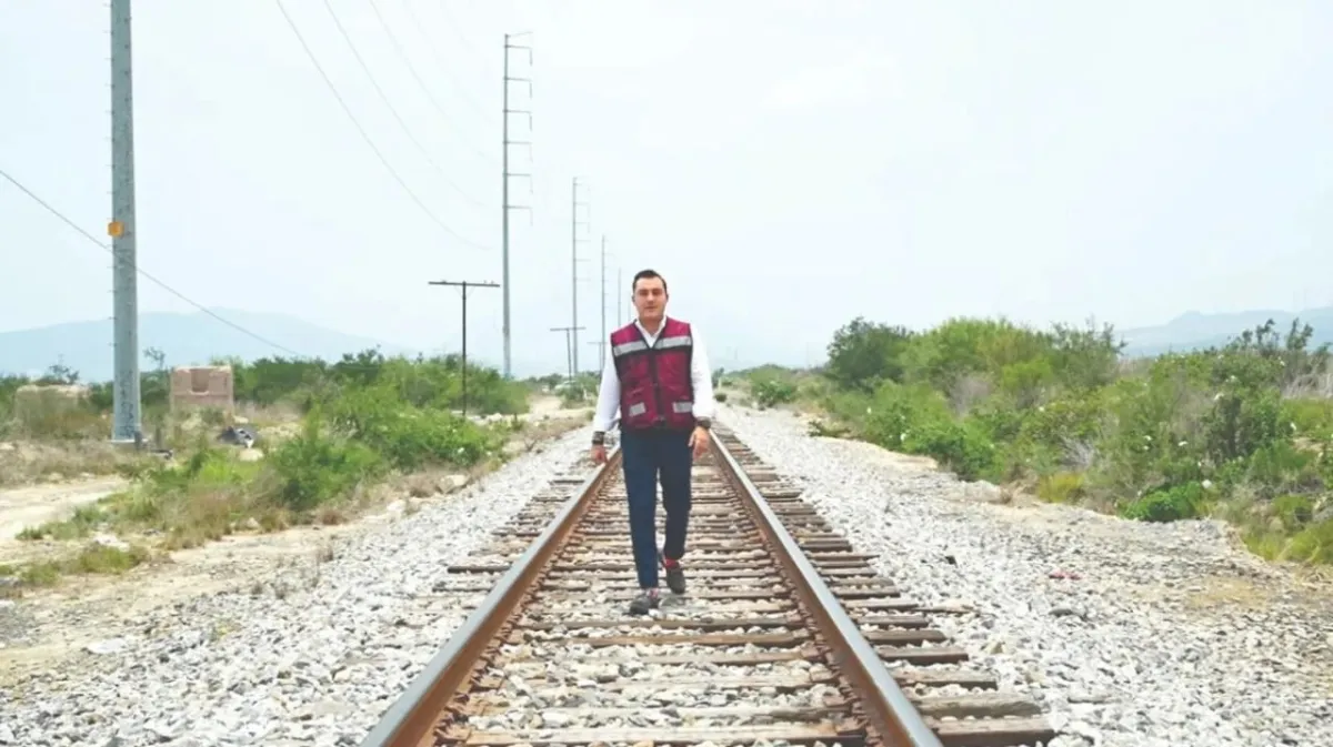 García se sube al futuro: Municipio será clave en la ruta del Tren del Norte